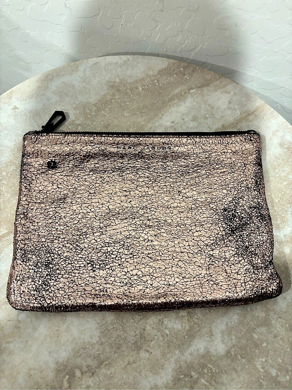 Marc Jacobs for Target Metallic Rose Gold Leather Pouch